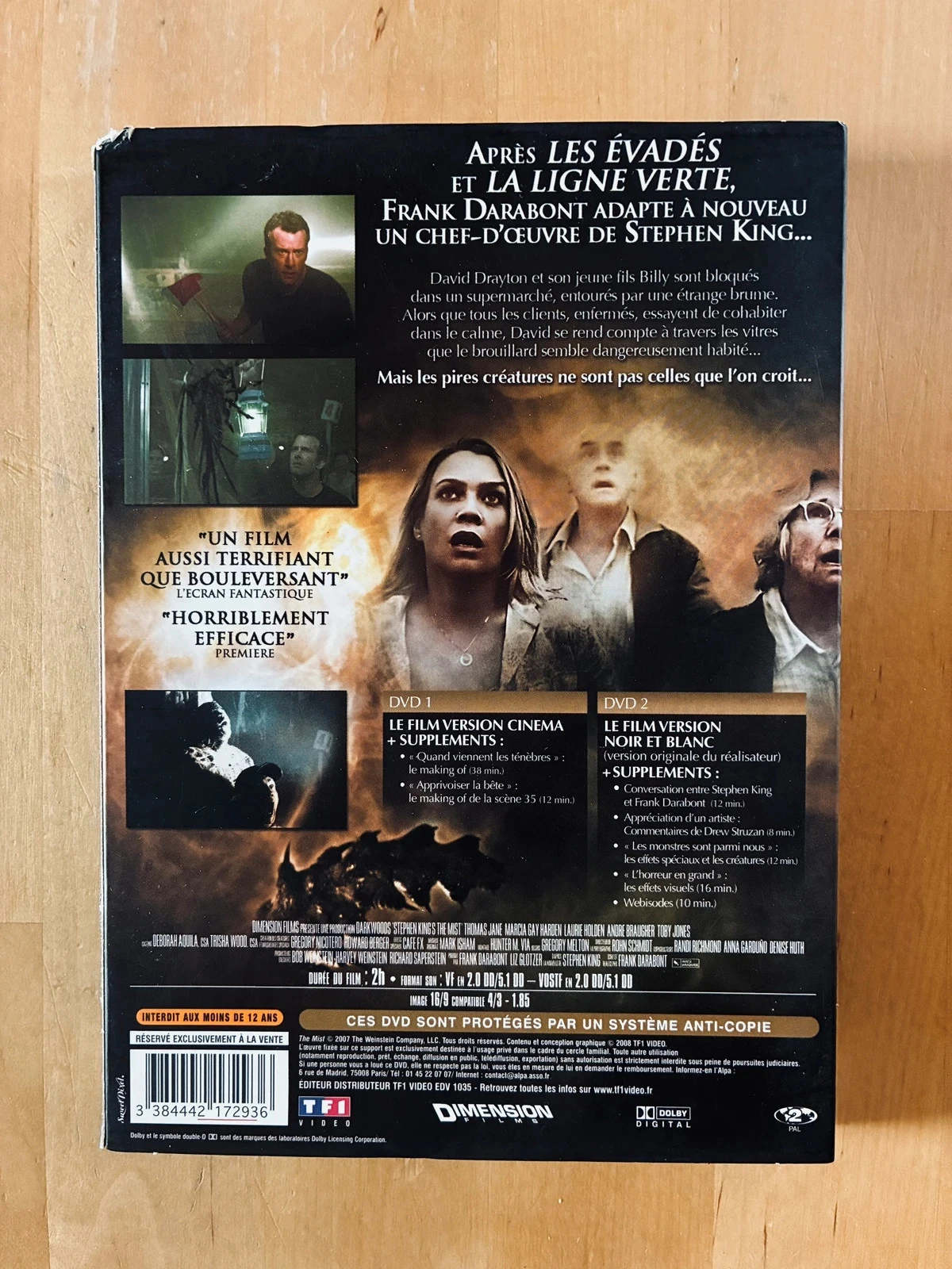 DVD The Mist Stephen King collector's editie. – photo 2
